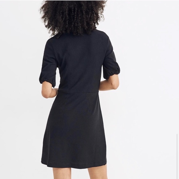 Madewell Cross Front Button Dress - Picture 3 of 9